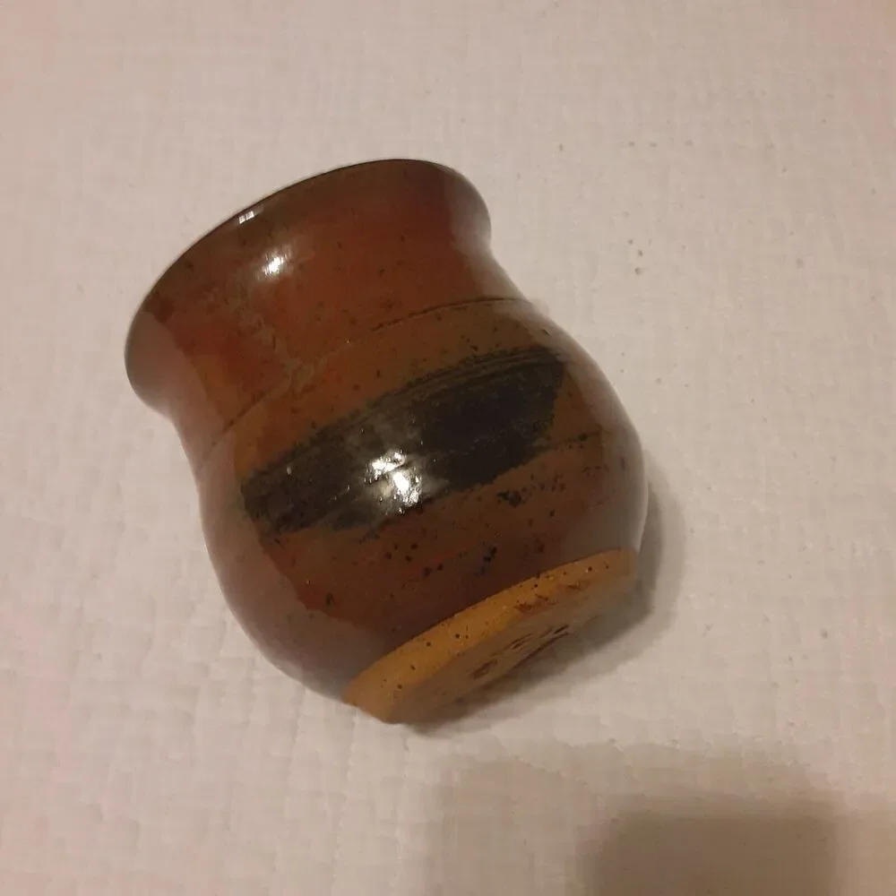 Artist Stamp Earthenware Planter Masculine Earthy Versatile Decor